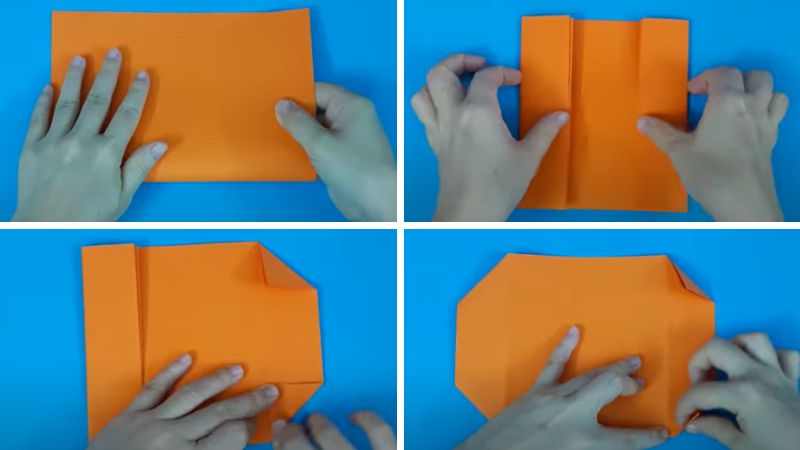 Fold to create paper creases