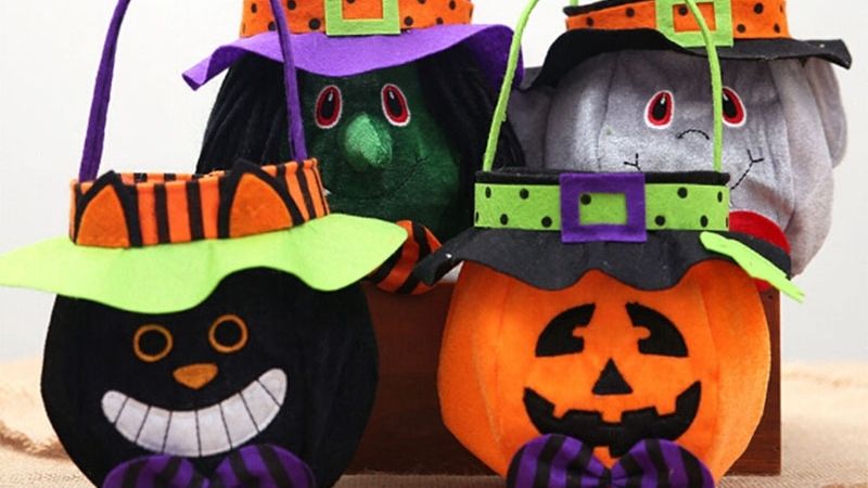 Unique Halloween candy basket designs