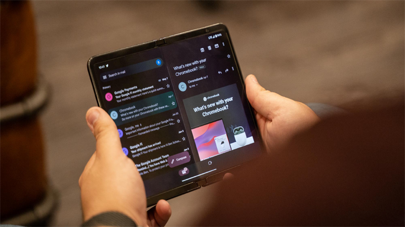 Gmail có cải tiến mới giúp người dùng sử dụng các thiết bị gập thao tác tiện lợi hơn