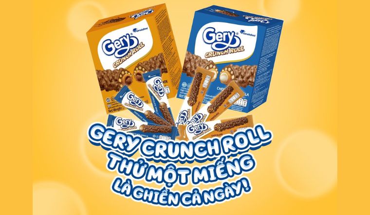 Thổi bừng hứng khởi với bánh cuộn Crunch Roll nhà Gery