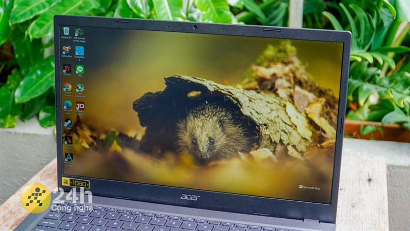 Acer Aspire 5 Gaming A515 được trang bị màn hình IPS kích thước 15.6 inch, độ phân giải Full HD (1.920 x 1.080 pixels). Acer Aspire 5 Gaming A515 được trang bị màn hình IPS kích thước 15.6 inch, độ phân giải Full HD (1.920 x 1.080 pixels).