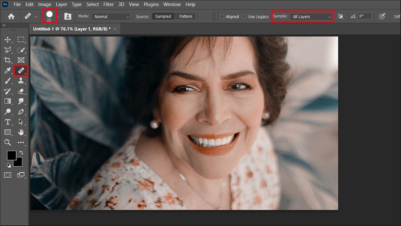 Cách xoá nếp nhăn trong Photoshop