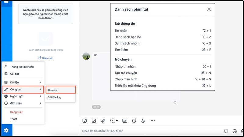 5 mẹo zalo trên MacBook