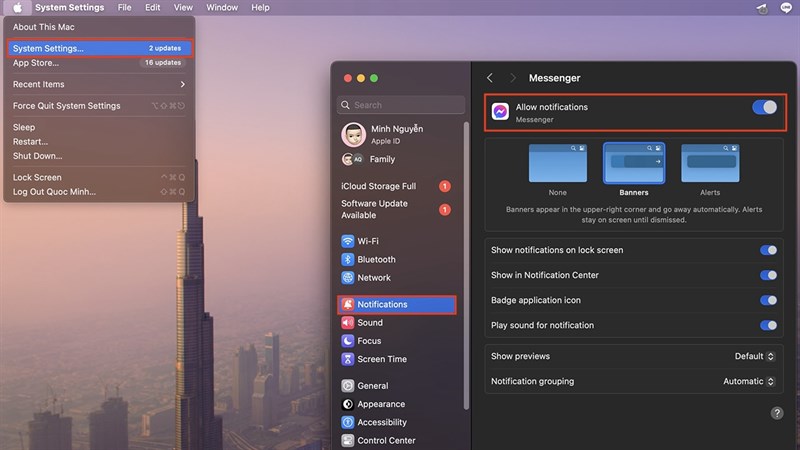 Cách sửa lỗi Messenger trên MacBook không hiện tin nhắn