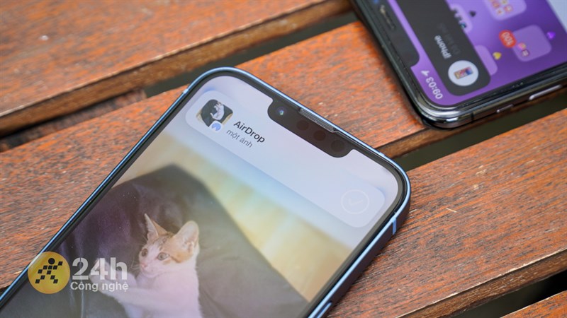 Đây là kết quả sau khi quá trình AirDrop ảnh hoàn tất.