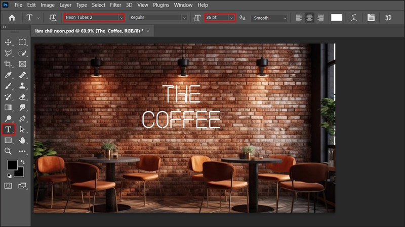 Cách làm chữ phát sáng trong Photoshop Cách làm chữ phát sáng trong Photoshop