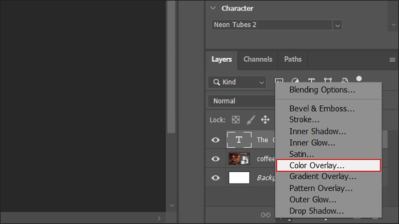 Cách làm chữ phát sáng trong Photoshop Cách làm chữ phát sáng trong Photoshop