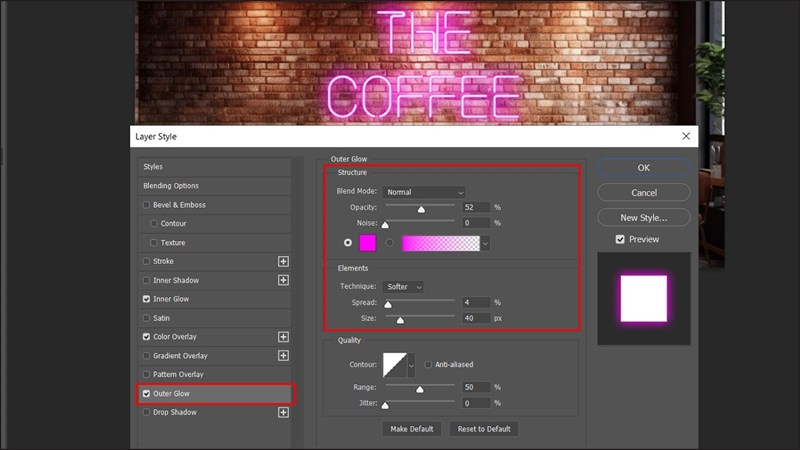 Cách làm chữ phát sáng trong Photoshop Cách làm chữ phát sáng trong Photoshop