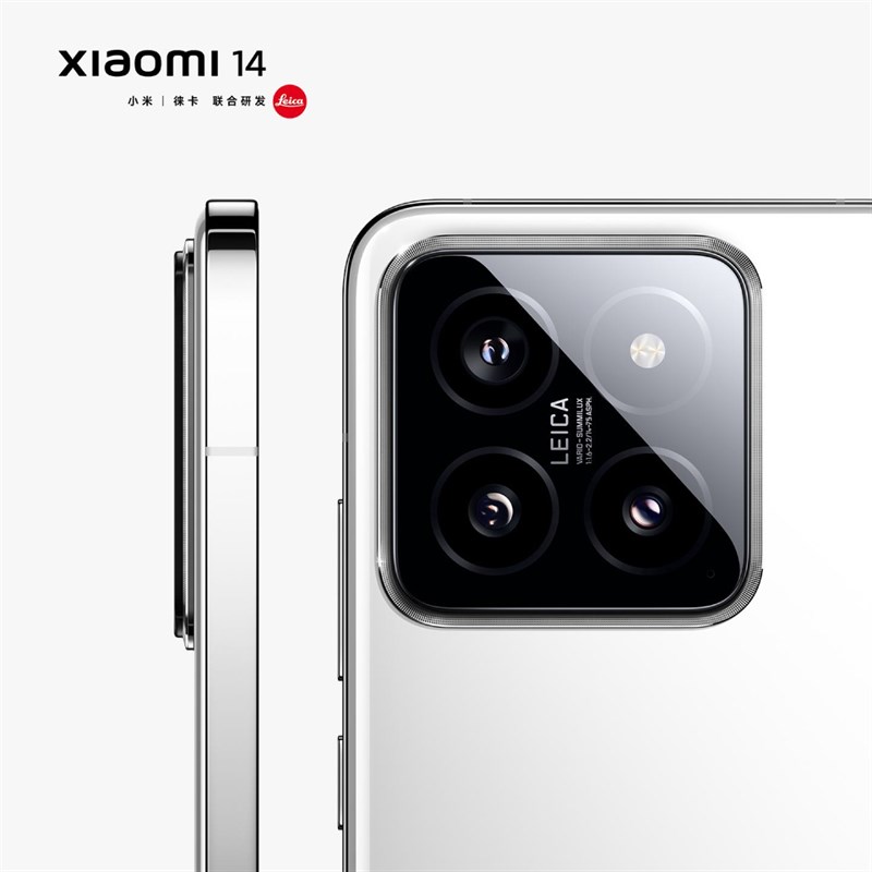 Thiết kế cạnh viền và camera của dòng Xiaomi 14 Thiết kế cạnh viền và camera của dòng Xiaomi 14