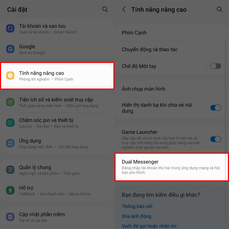 Cách nhân đôi ứng dụng trên Galaxy A05S Cách nhân đôi ứng dụng trên Galaxy A05S