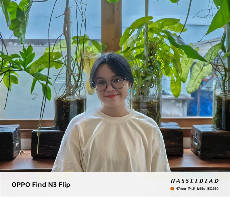 Ảnh chụp chân dung trên OPPO Find N3 Flip