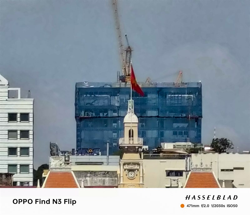 Ảnh chụp zoom 20X trên OPPO Find N3 Flip