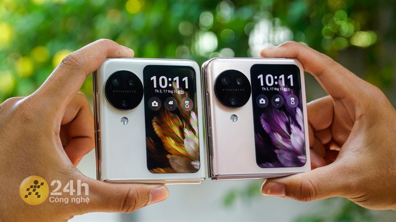 Mình có thể cầm gọn OPPO Find N3 Flip trên tay