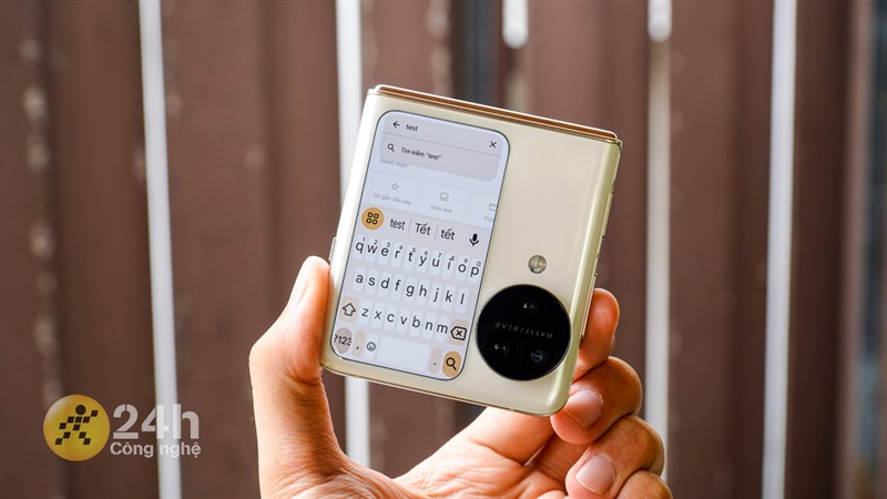 Bàn phím từ màn hình phụ của OPPO Find N3 Flip có lẽ là điểm mà hãng cần phải cải thiện