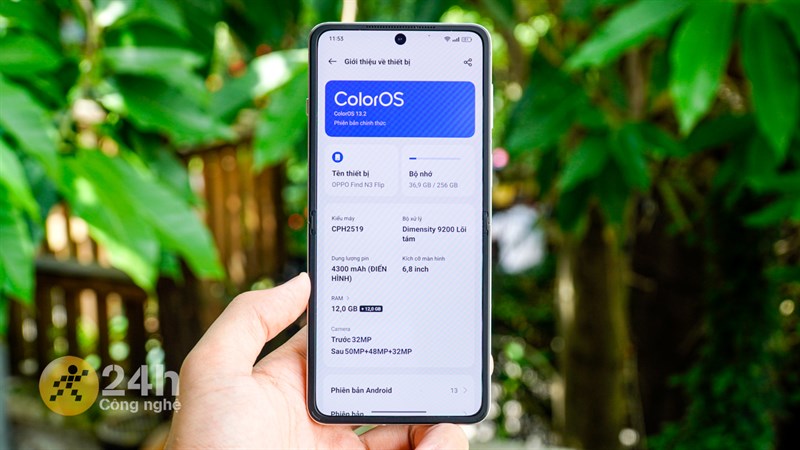 OPPO Find N3 Flip được sở hữu bộ cấu hình rất nổi bật OPPO Find N3 Flip được sở hữu bộ cấu hình rất nổi bật