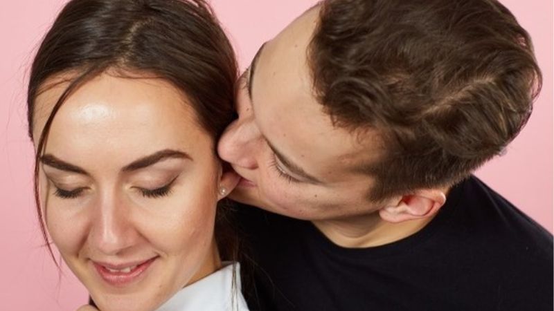 Avoid kissing on the ear