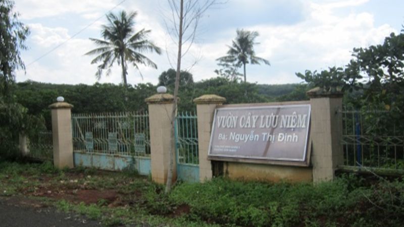 Vườn cây lưu niệm Nguyễn Thị Định