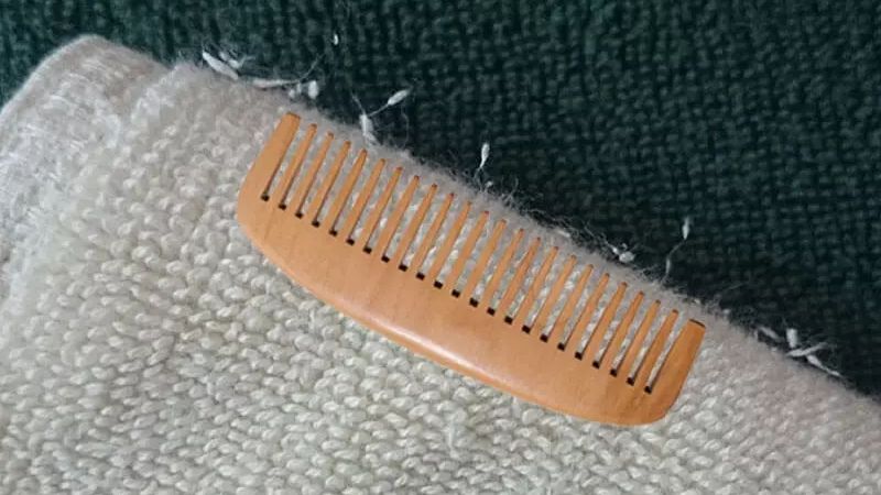 Use a small tooth comb