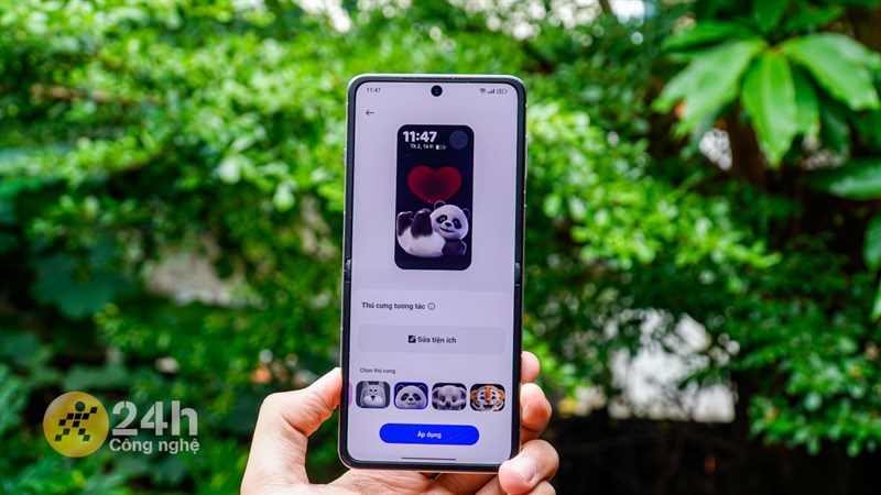 Cách nuôi thú trên màn hình phụ OPPO Find N3 Flip