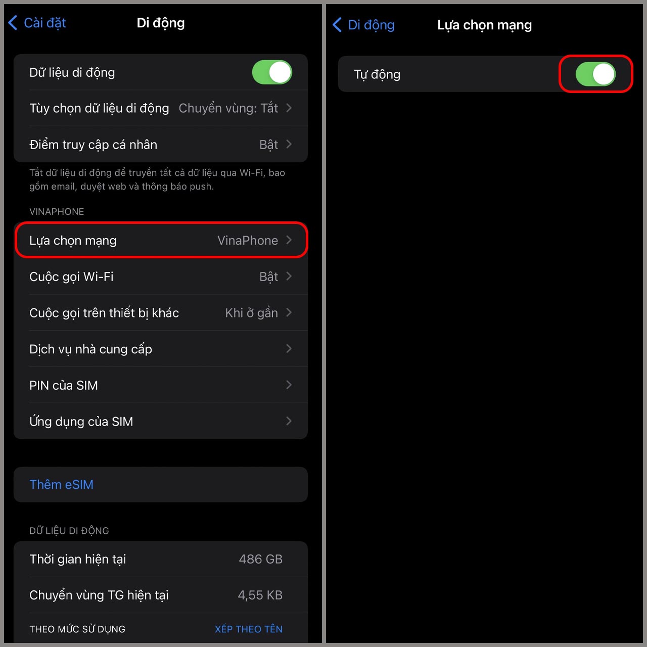 iPhone không hiện điểm truy cập cá nhân