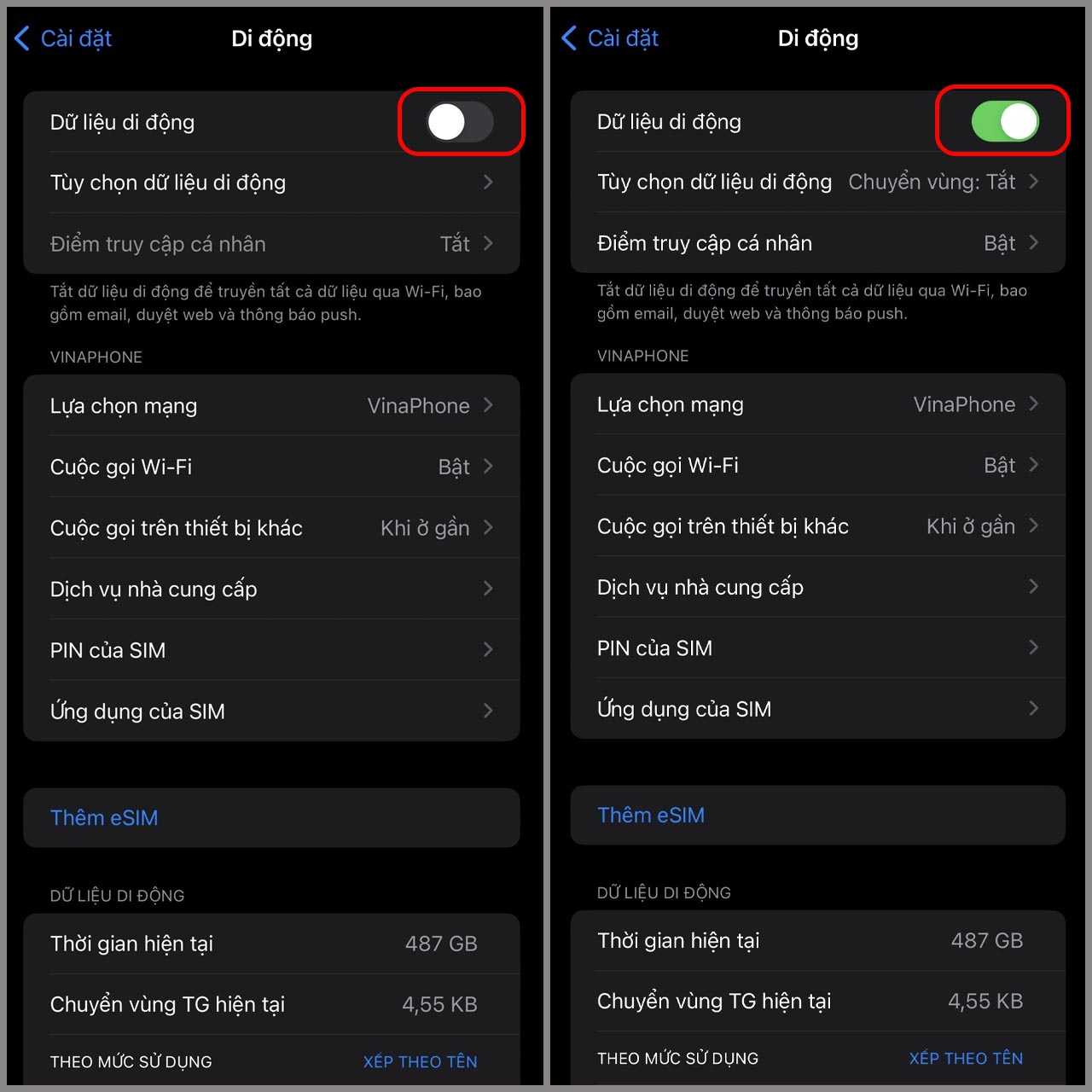 iPhone không hiện điểm truy cập cá nhân
