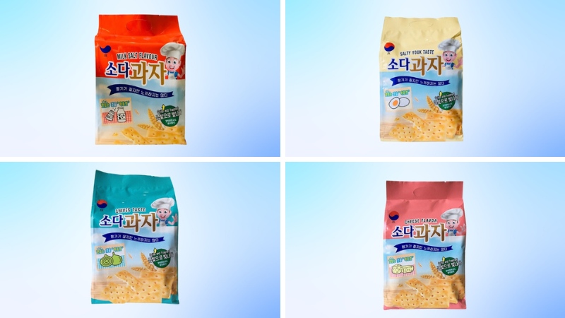 4 bánh quy lạt soda cracker healthy JK phù hợp cho người ăn kiêng