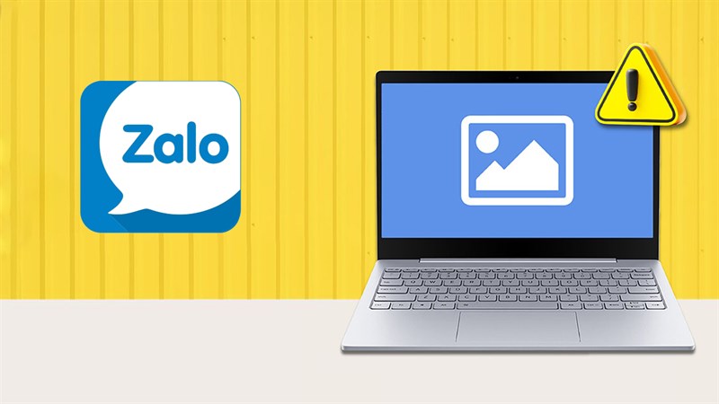 Zalo lỗi không xem được ảnh trên máy tính