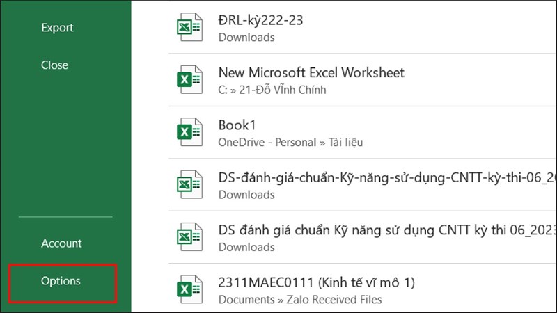 Cách giảm kích thước bảng tính Excel