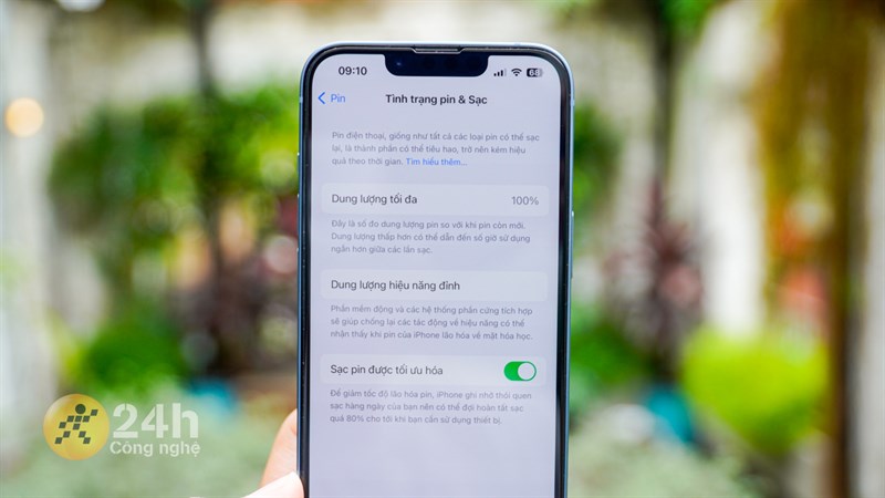 Tình trạng pin iPhone 14 của mình là 100%.