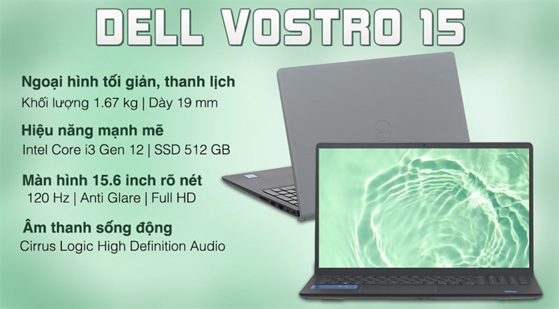 Laptop Dell i3 thế hệ 12 ưu đãi hiện tại đã quá tốt, xem ngay giá sinh viên chỉ từ 10.99 triệu