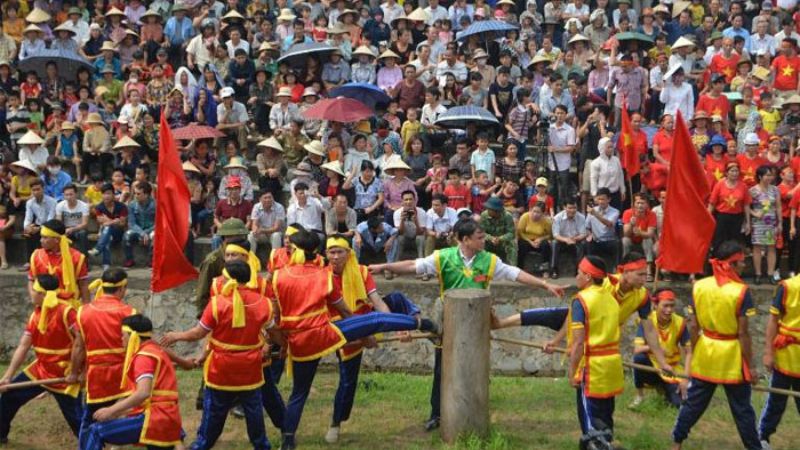 Các hoạt động hấp dẫn trong phần hội của lễ hội làng Hòa Mỹ