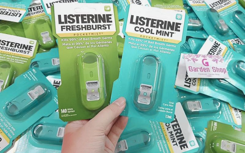 Xịt thơm miệng Listerine được sản xuất ở Mỹ