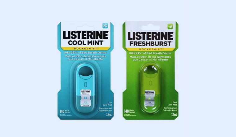 Giới thiệu bộ 2 chai xịt thơm miệng Listerine của Mỹ