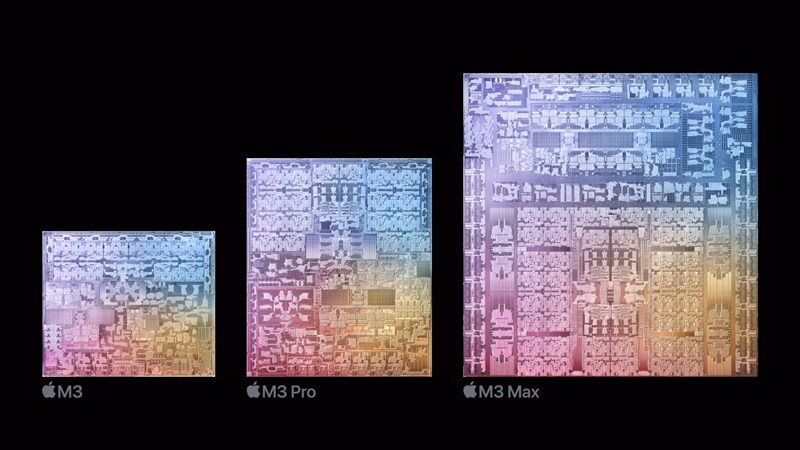 Apple ra mắt chip M3, M3 Pro và M3 Max