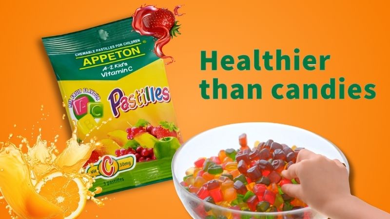 Things to note when using Appeton Vitamin C Pastilles Fruit Candy