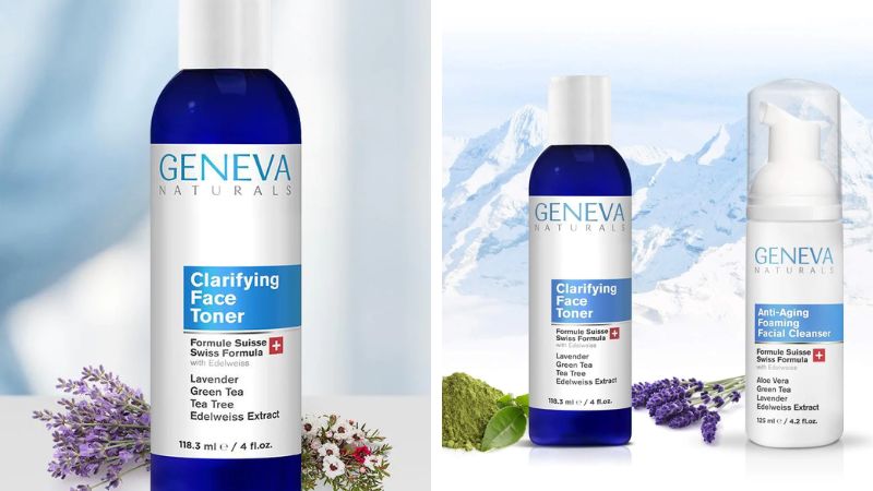 Geneva Naturals Clarifying Face Toner cho da lão hóa