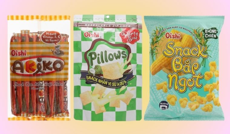 Tổng hợp các loại snack Oishi ngon, chất lượng tại Bách hóa XANH