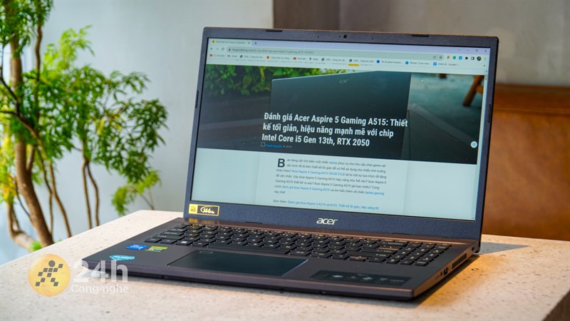 Acer Aspire 7 A715 76G 59MW với Intel Core i5 - 12450H có thể đáp ứng được mọi nhu cầu sử dụng của mọi người