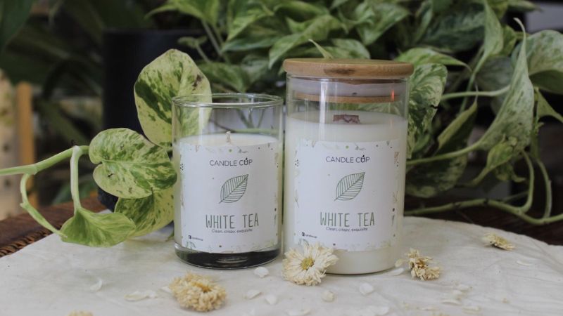 Nến thơm Candle Cup White Tea