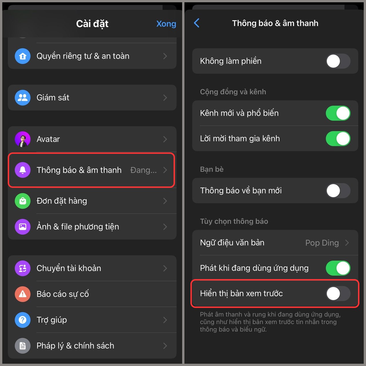 Cách Messenger không hiển thị tin nhắn