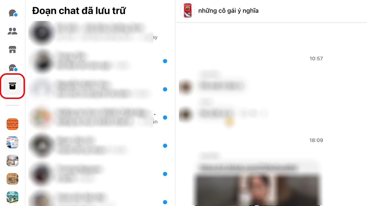 Cách khôi phục tin nhắn Messenger