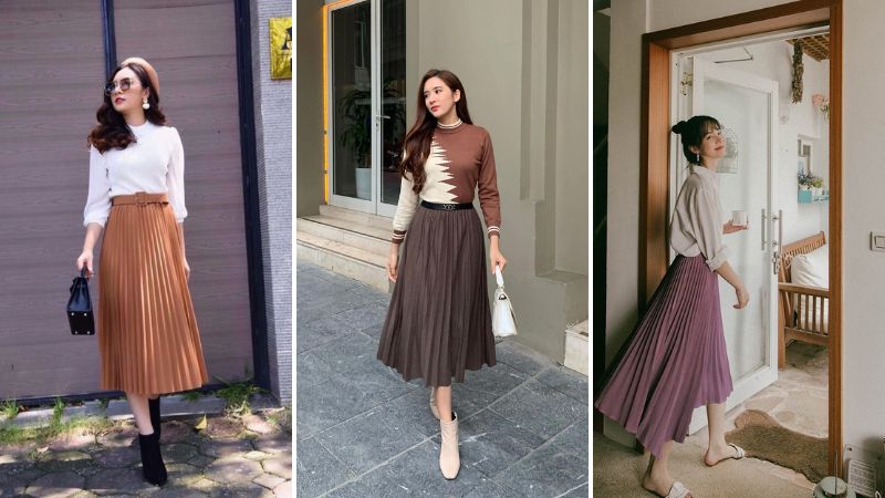 Chân váy dài Midi lưng thun co giãn tốt Bigsize | Shopee Việt Nam