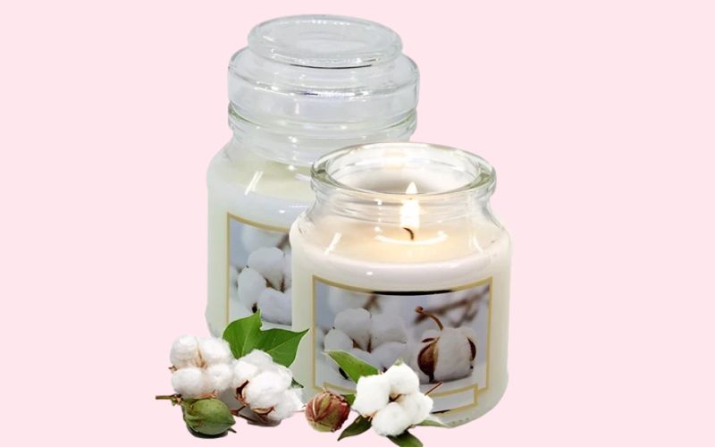 Nến thơm tinh dầu Bartek Candles hương hoa bông