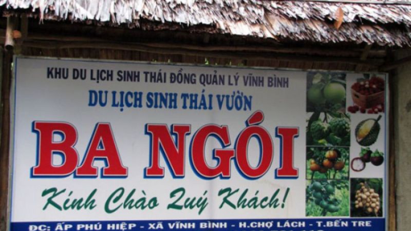 Khu Du Lịch Vườn Sinh Thái Ba Ngói