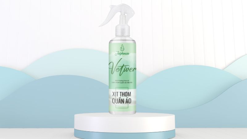 Xịt thơm quần áo Julyhouse hương Vetiver