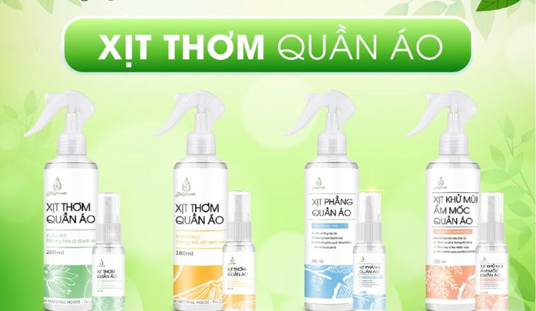 Xịt thơm quần áo Julyhouse có tốt không? Có những loại nào?