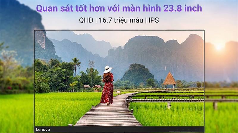 Lenovo L24q-35 66D1GAC1VN: Màn hình chơi game giá rẻ, nên sắm tại TGDĐ