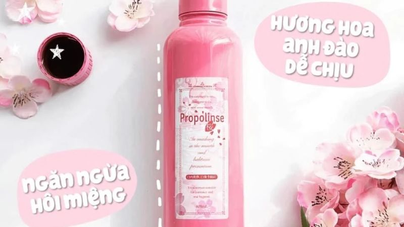 Nước súc miệng chữa hôi miệng Propolinse Sakura