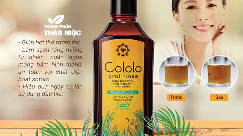 Nước súc miệng chống hôi miệng Cololo Oral Rinse