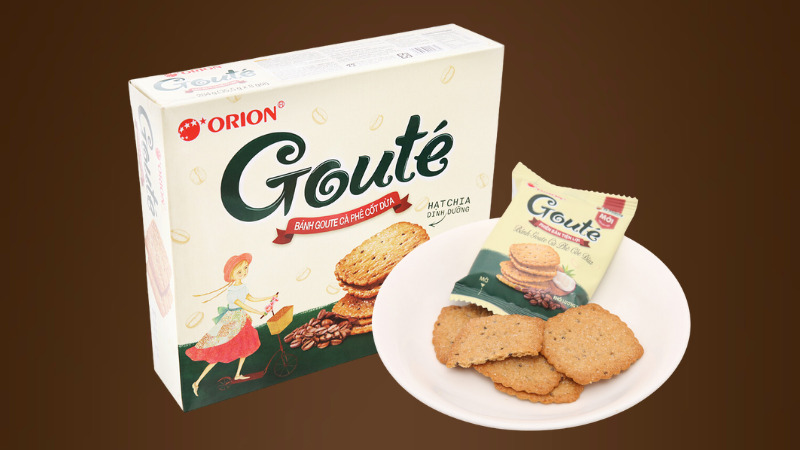 Bánh quy Gouté cà phê cốt dừa